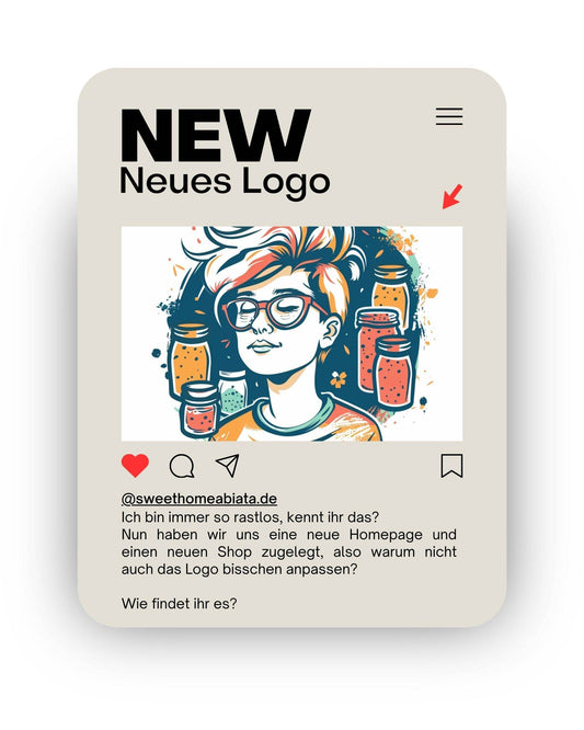 Neue Homepage, neues Logo - Sweet Home Abiata