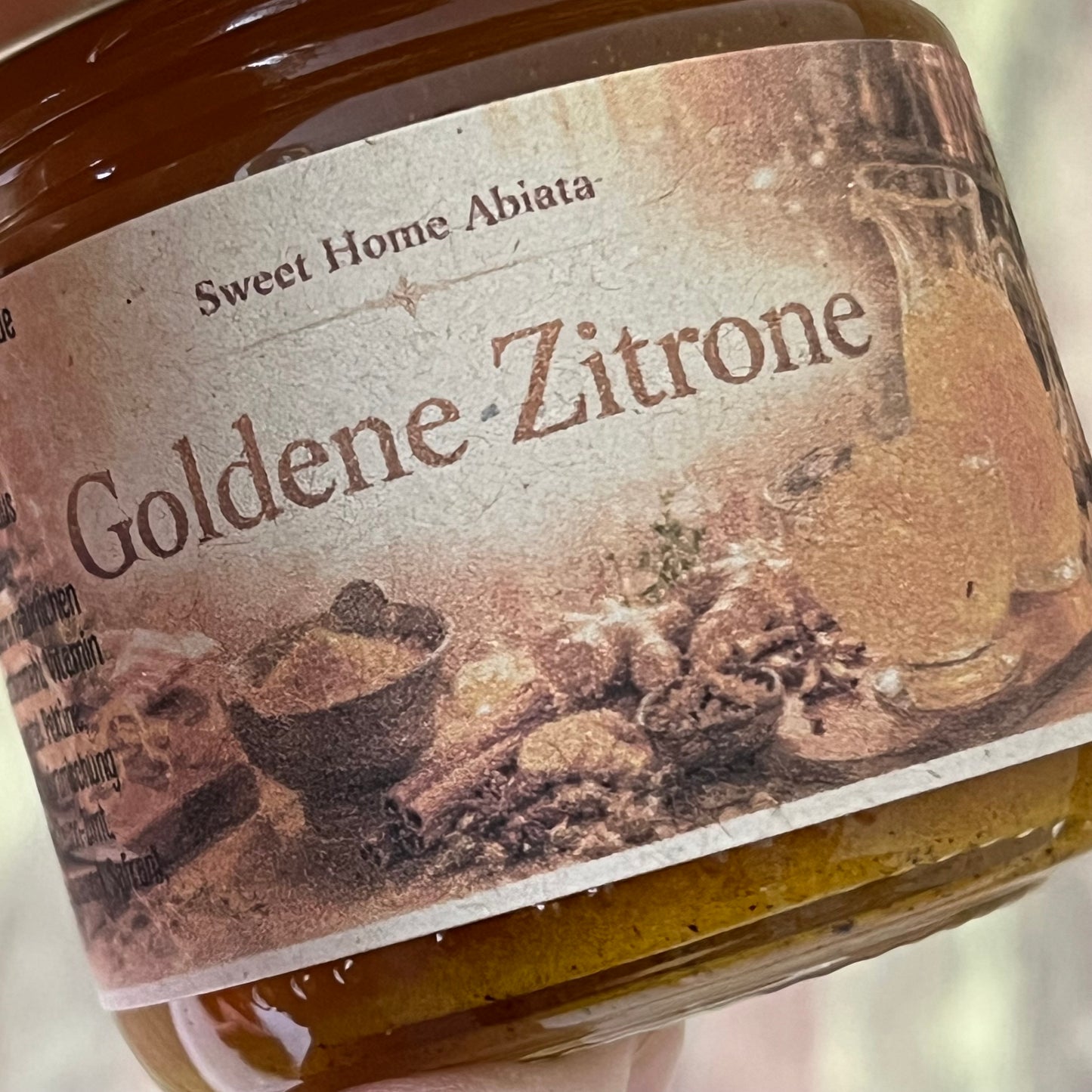 Goldene Zitrone – Gelee mit Zitronenlimonade und Goldener Milch - 100 Gramm