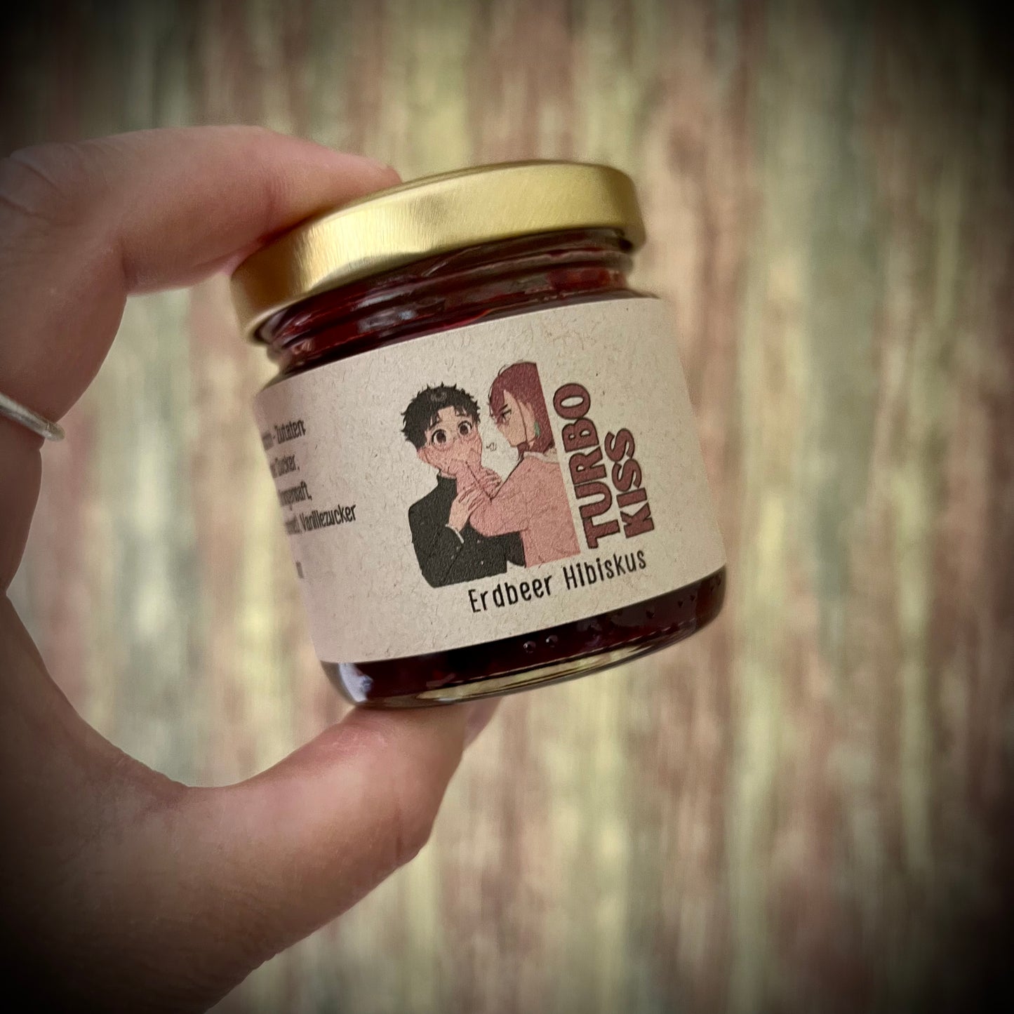 Turbo Kiss - Erdbeere Hibiskus - Fruchtaufstrich - 100 Gramm