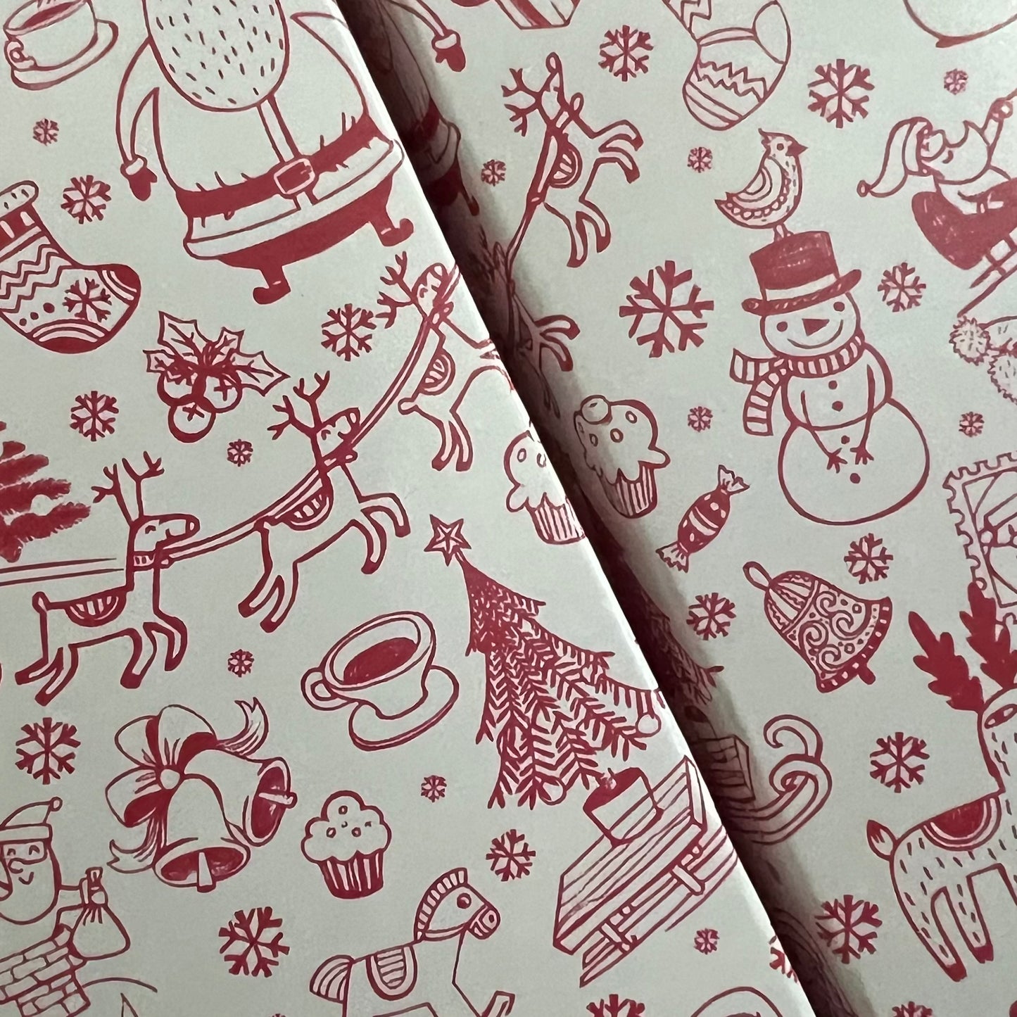 Schmuckkarton für 3x100 Gramm Gläser (Leerverpackung) - WEIHNACHTEN