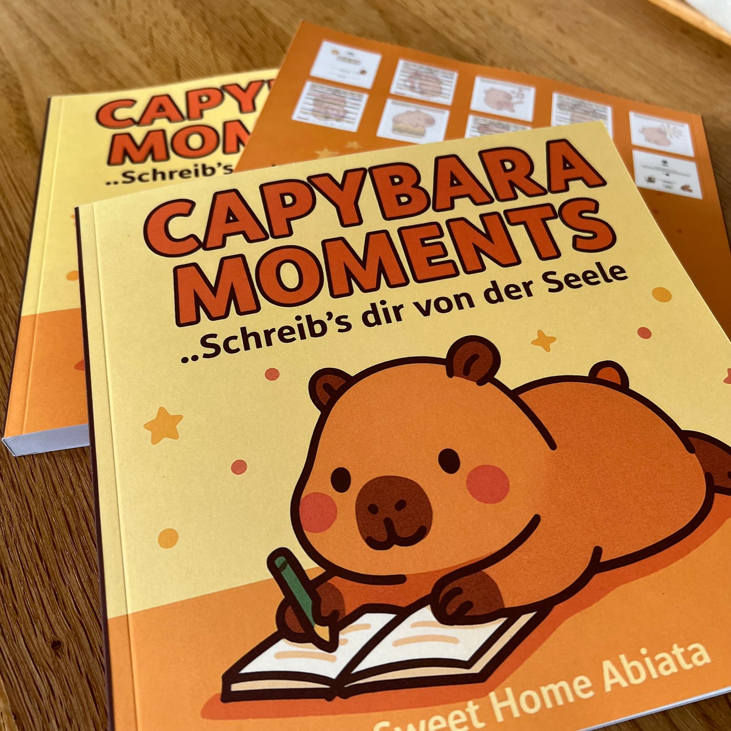 Capybara Moments – Schreib’s dir von der Seele: Dein 80-Tagebuch mit süßen Capybara Motiven auf jeder Seite