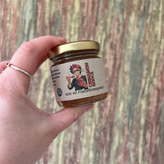 Cinnamon Shock – Apfel mit Franzbrötchengewürz - Fruchtaufstrich 100 Gramm