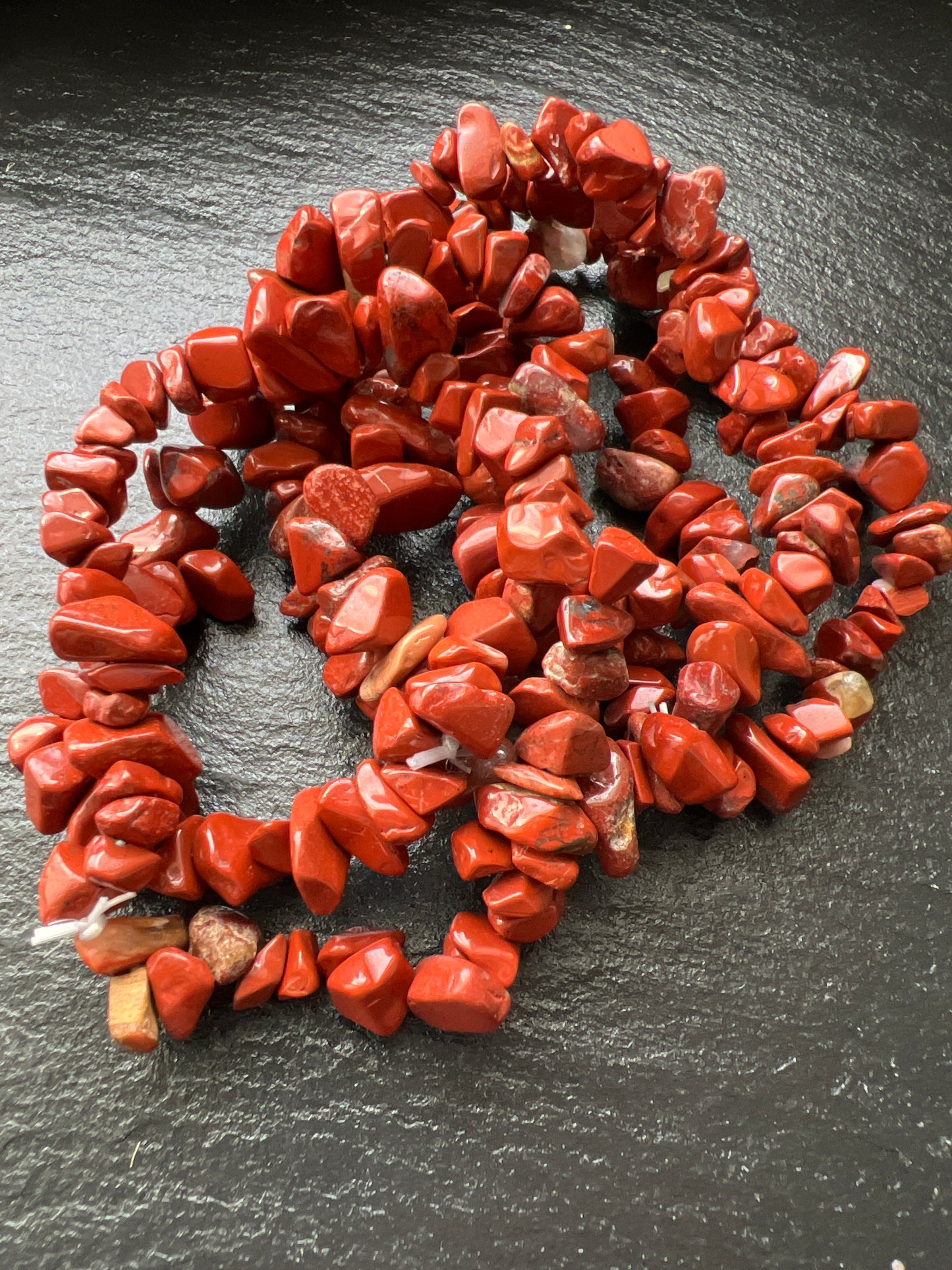 roter Jaspis - Splitterarmband