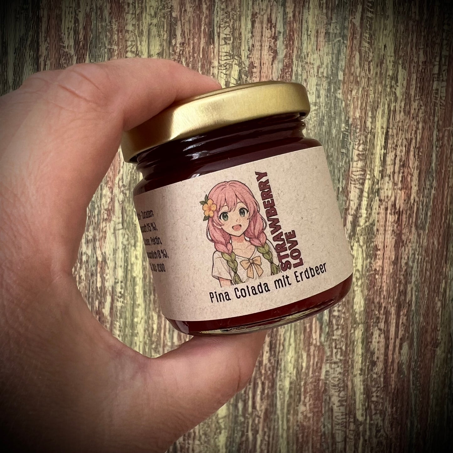 Strawberry Love - Erdbeer Colada - Fruchtaufstrich - 100 Gramm (mit Alkohol)