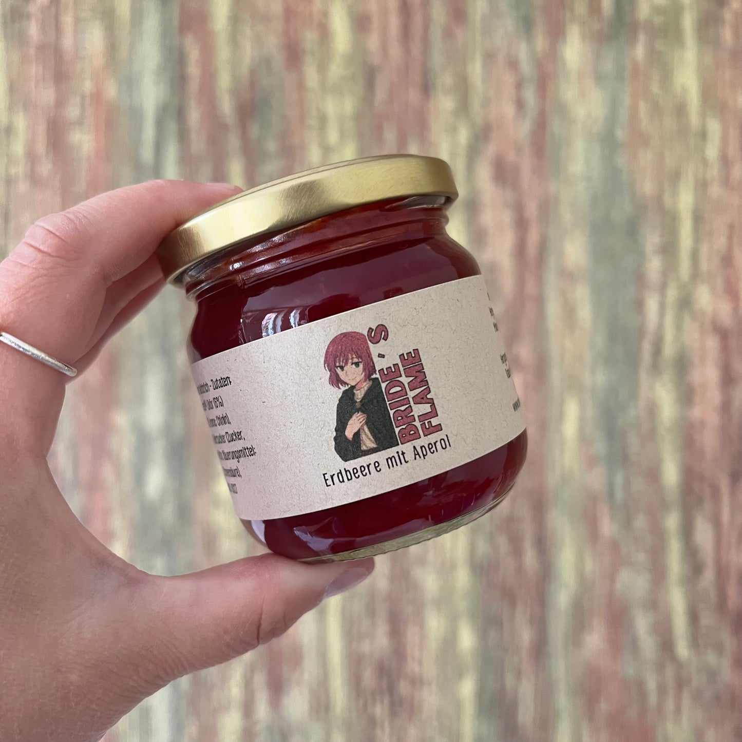 Bride´s Flame – Erdbeere mit Aperol - Fruchtaufstrich - 200 Gramm