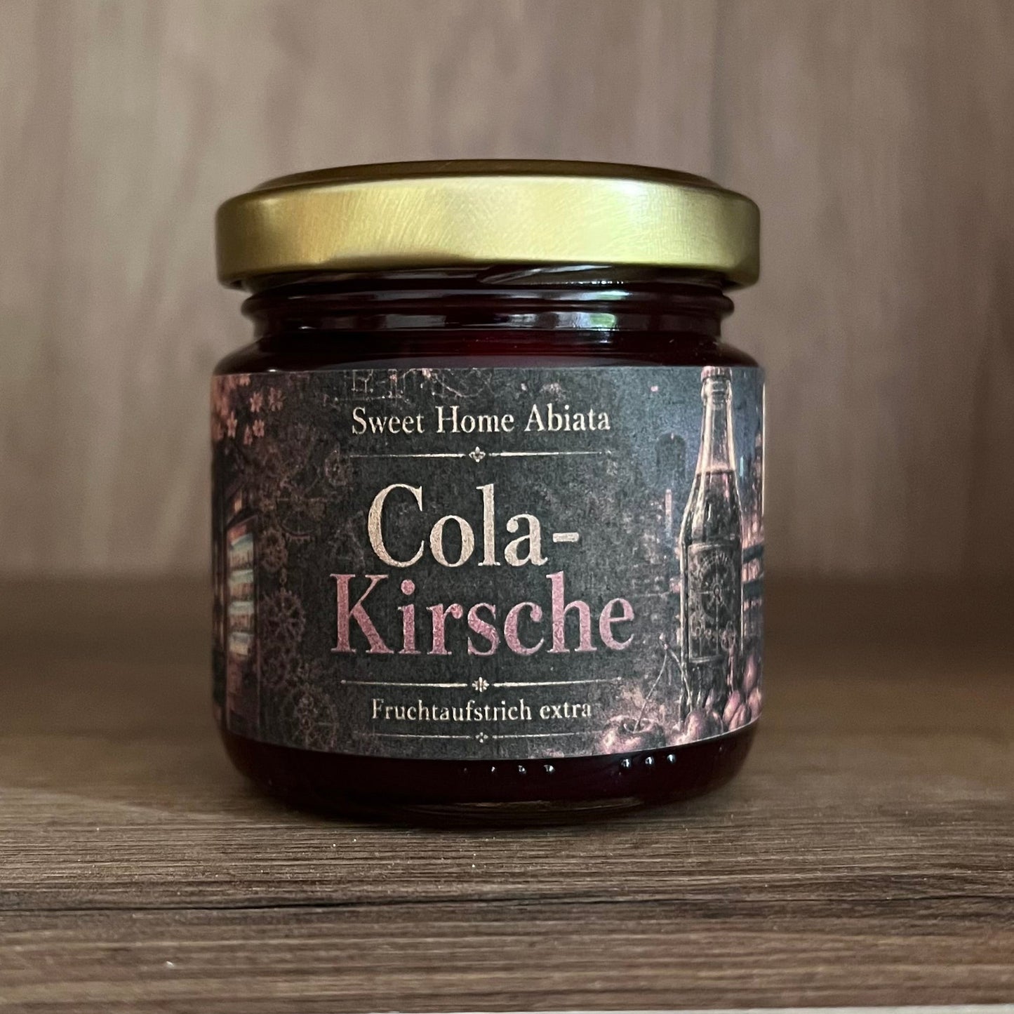 Sauerkirsche mit Cola und Vanille - Fruchtaufstrich extra - 100 Gramm