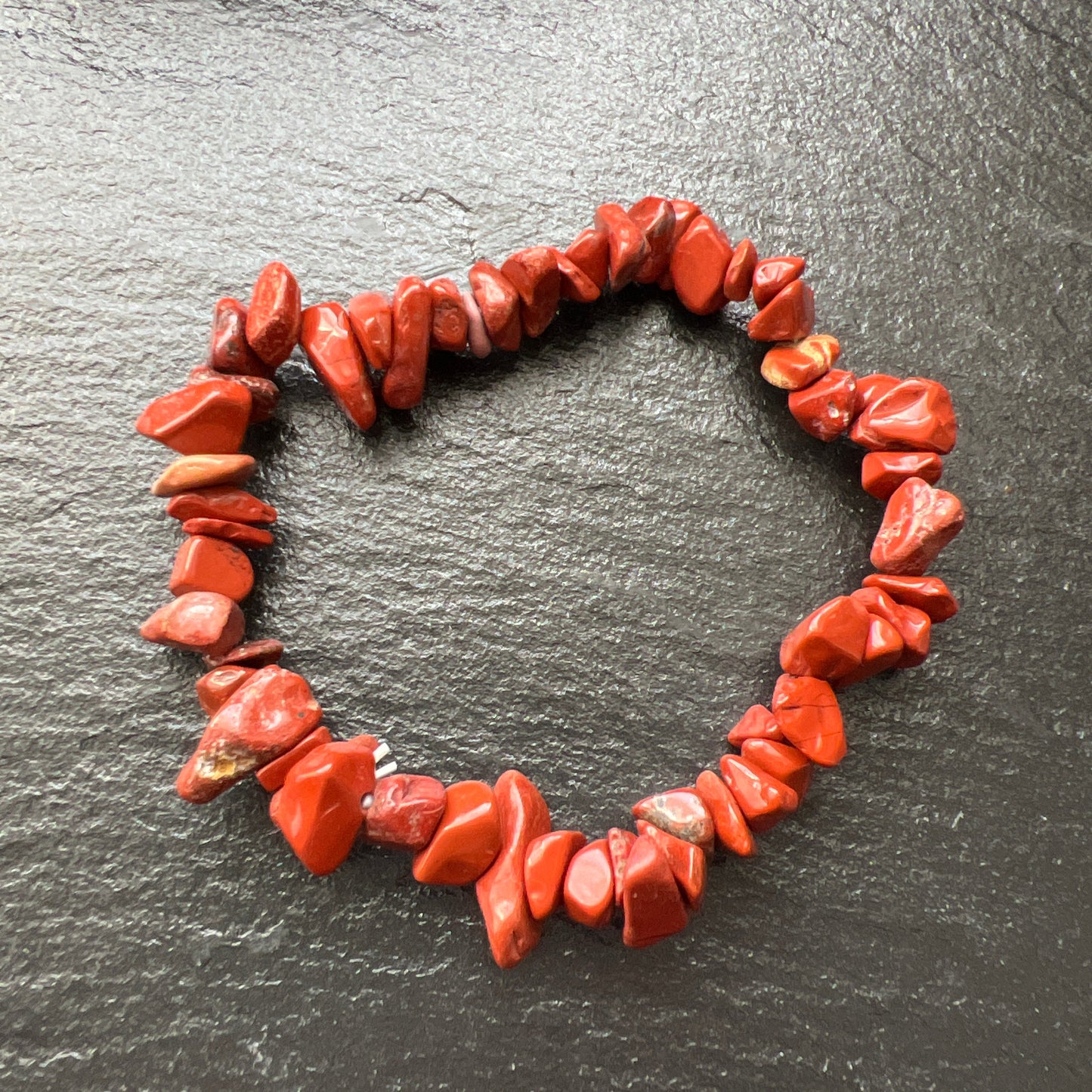 roter Jaspis - Splitterarmband