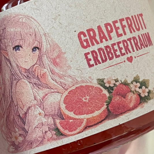Grapefruit Erdbeertraum - Fruchtaufstrich 100 Gramm
