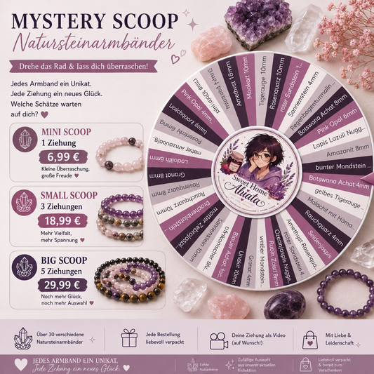 Mystery Scoop – Naturstein Armband