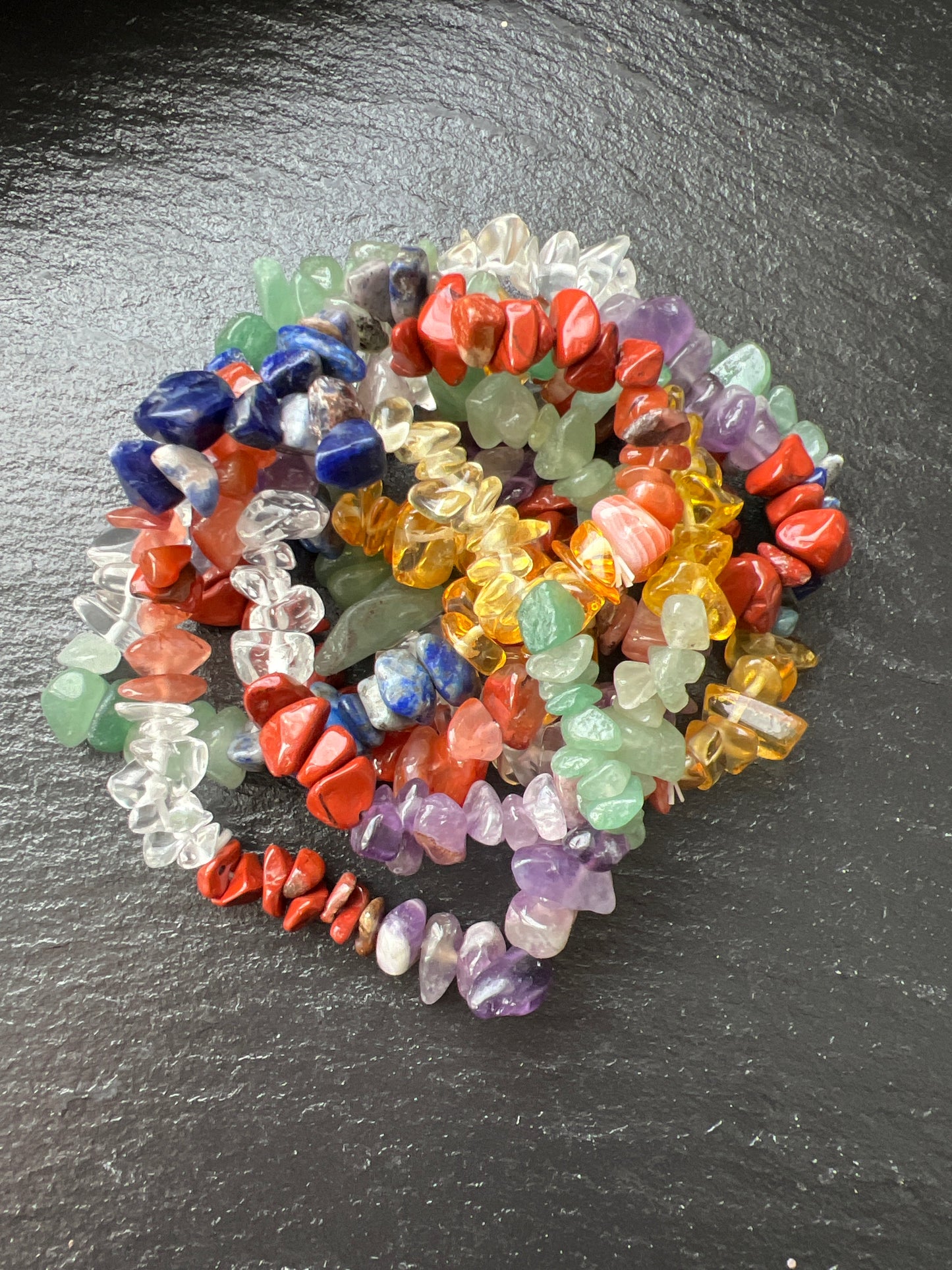 7 Farben Chakra - Splitterarmband