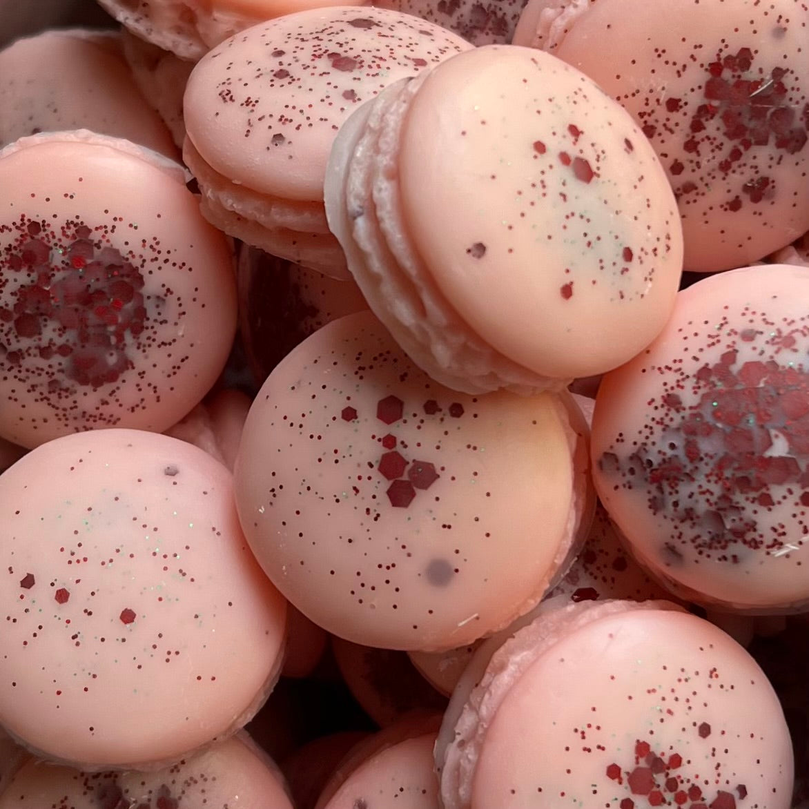 1 Duftwachs Macaron - Glam Apple / Glamouröser Apfel