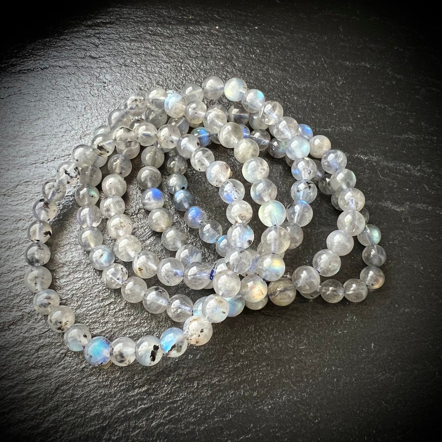 Labradorit & Mondstein – Armband der Intuition & Transformation - 6mm