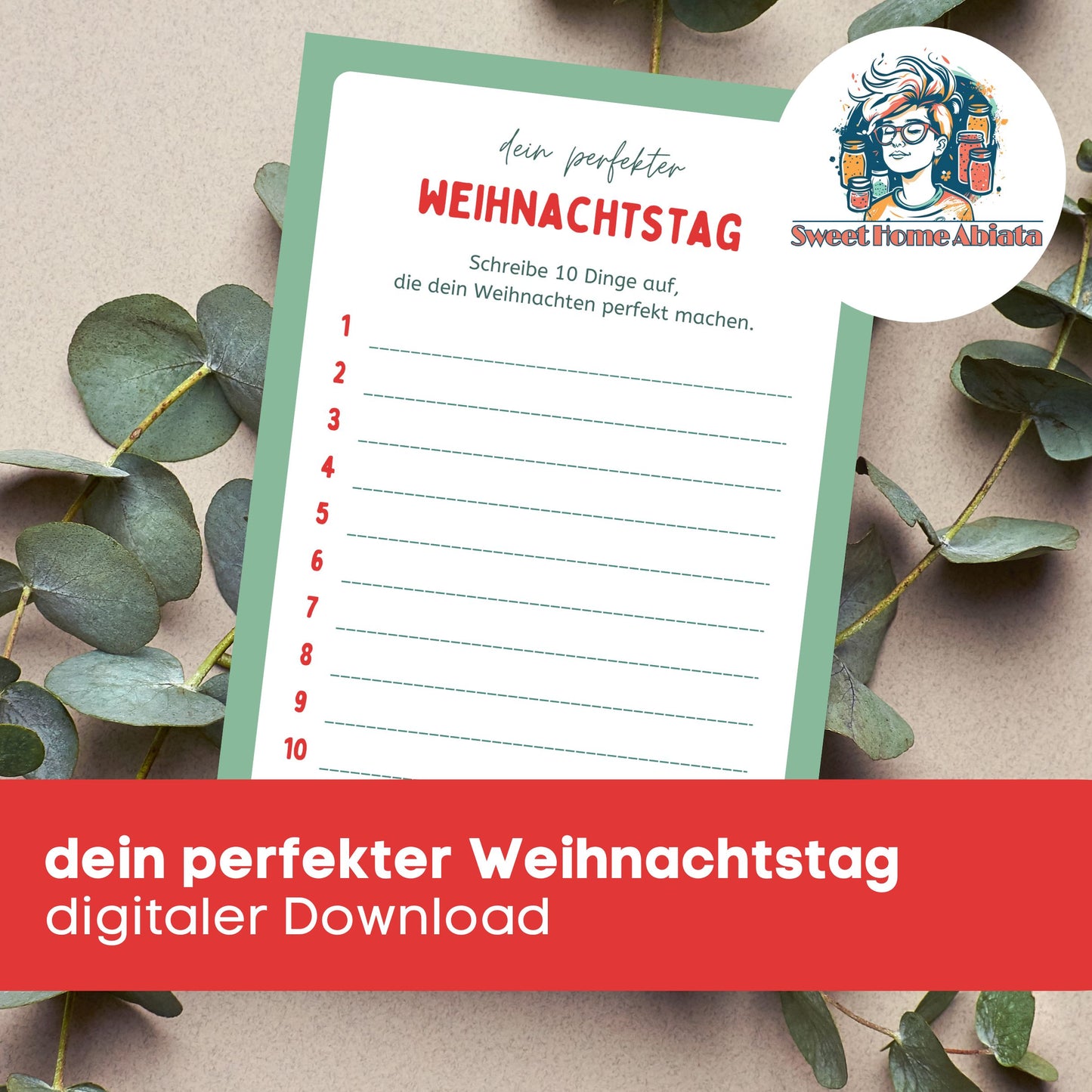 Dein perfekter Weihnachtstag - digitaler Download