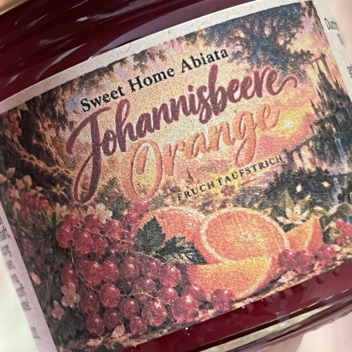 Johannisbeere Orange - Fruchtaufstrich 100 Gramm