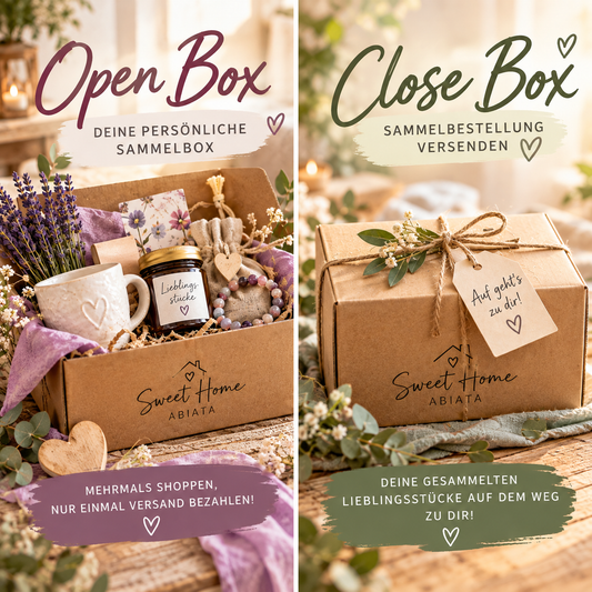 Open Box & Close Box – Mehrmals shoppen, nur einmal Versand bezahlen