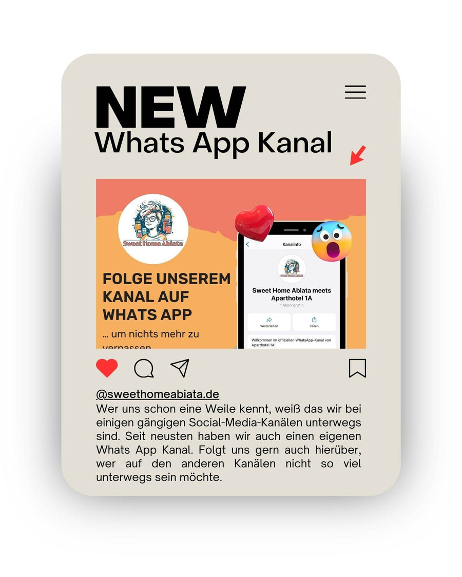 Kennt ihr schon unseren Whats App Kanal?