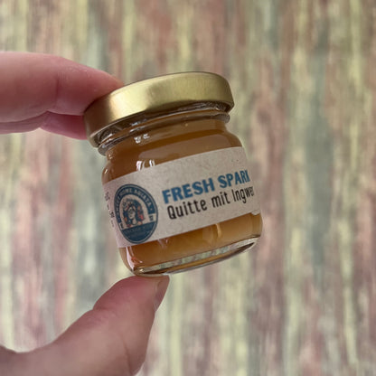 Fresh Spark – Quitte & Ingwer - Fruchtaufstrich - 40 Gramm