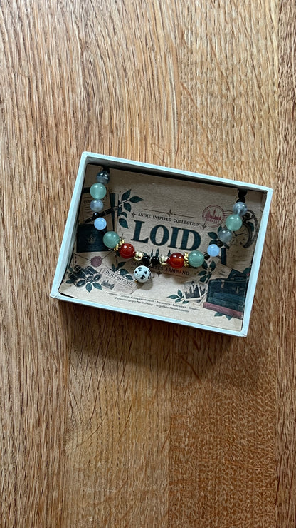 Loid - Inspiriert von "Spy x Family" - Perlenarmband