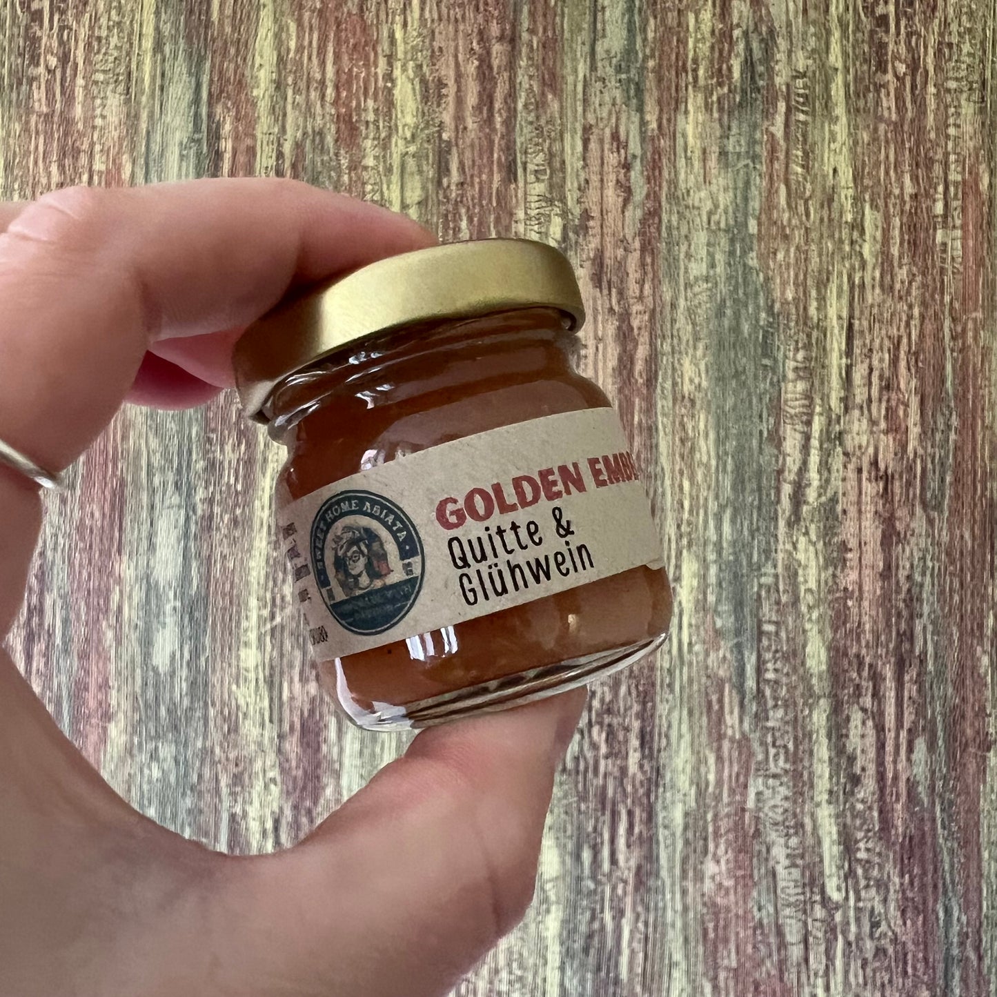 Golden Ember – Quitte & Glühwein -Fruchtaufstrich - 40 Gramm