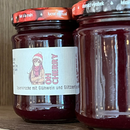 Oh Cherry - Sauerkirsche mit Glühwein - Fruchtaufstrich - 200 Gramm