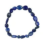 Lapis Lazuli Armband – Nuggets 10–12 mm, ca. 19 cm