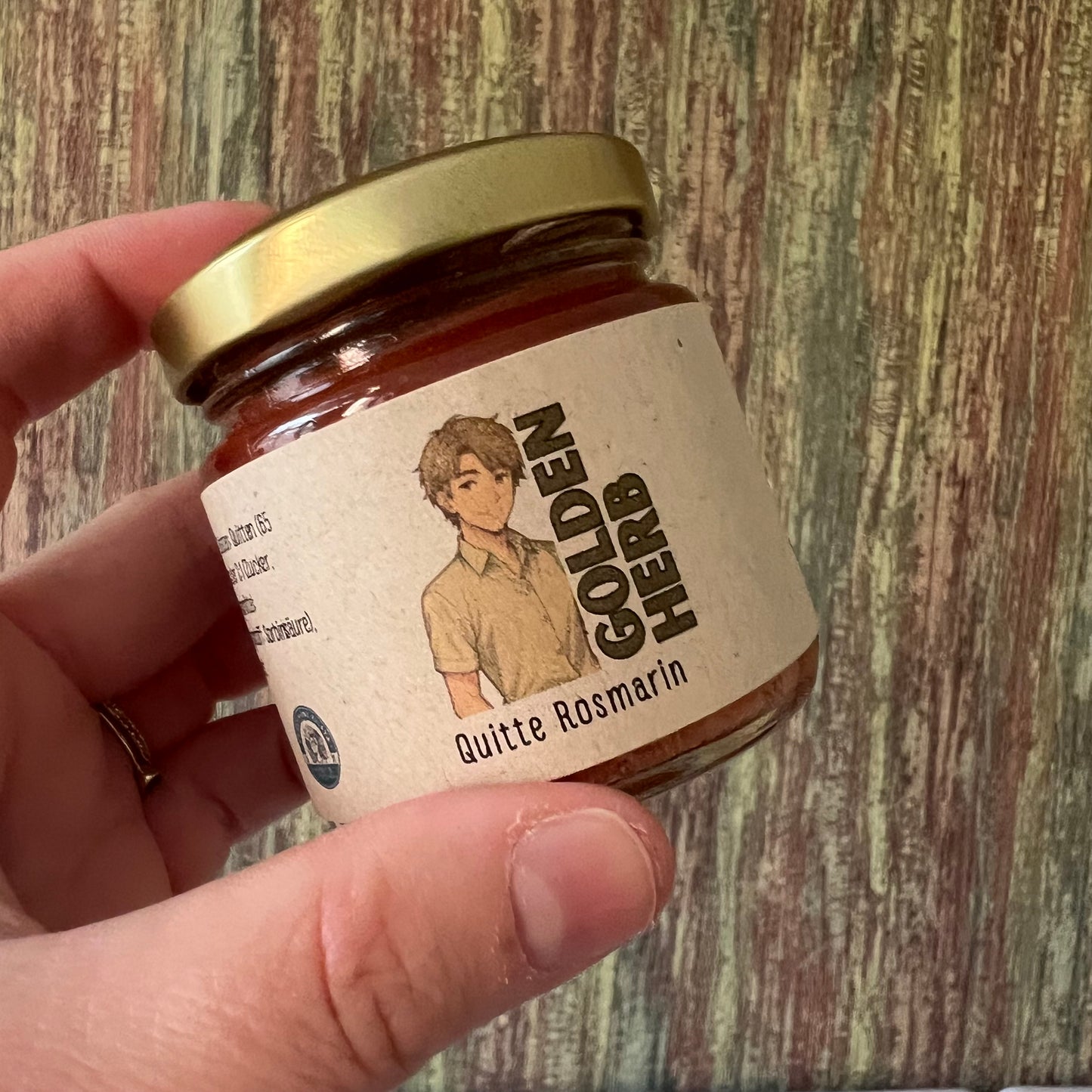 Golden Herb – Quitte & Rosmarin-Fruchtaufstrich - 100 Gramm