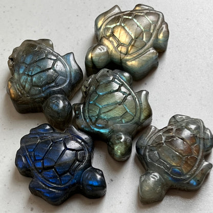 Labradorit Mini Schildkröte