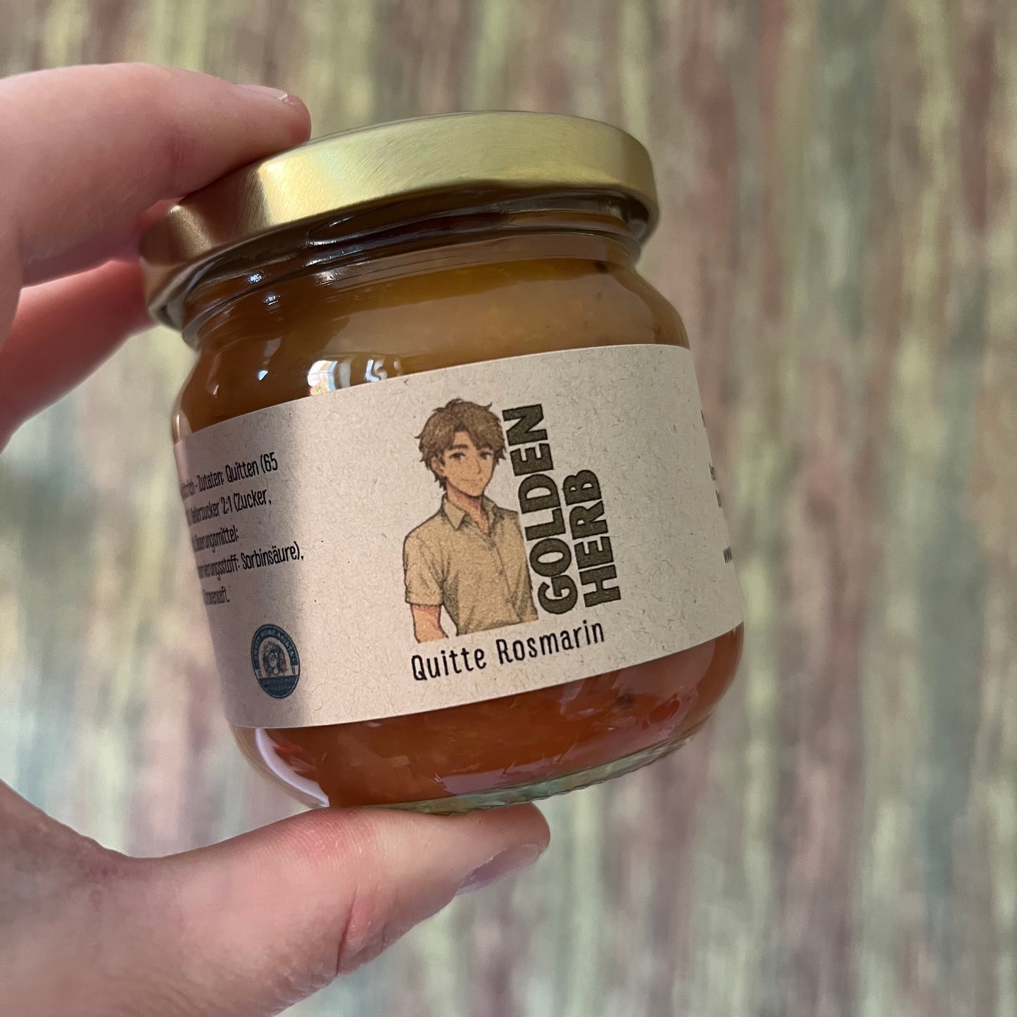 Golden Herb – Quitte & Rosmarin-Fruchtaufstrich - 200 Gramm