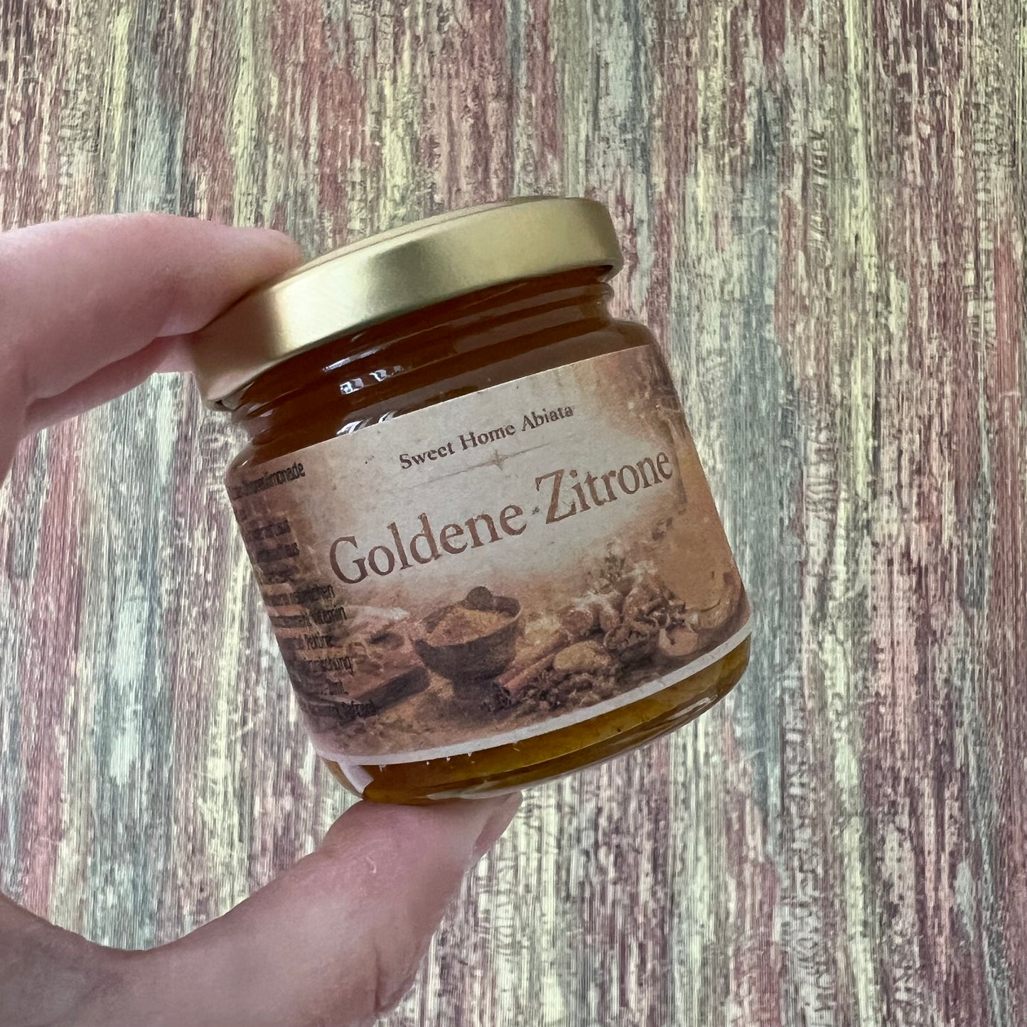 Goldene Zitrone – Gelee mit Zitronenlimonade und Goldener Milch - 100 Gramm