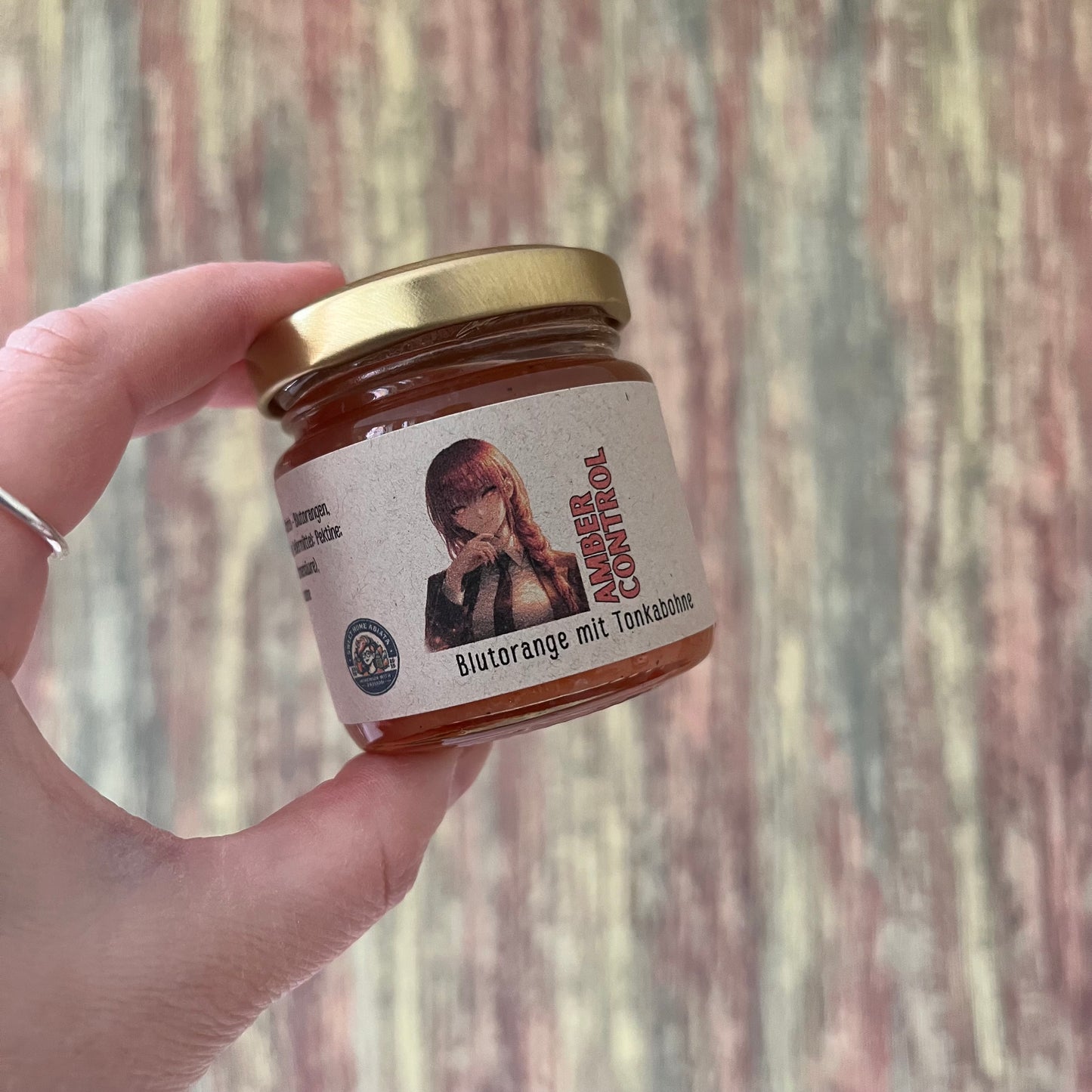 Amber Control - Blutorange mit Tonkabohne - Fruchtaufstrich 100 Gramm