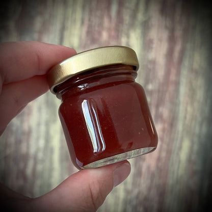 white Glitterberry - Erdbeere mit weißer Schokolade und Glitzer - Aufstrich - 40 Gramm