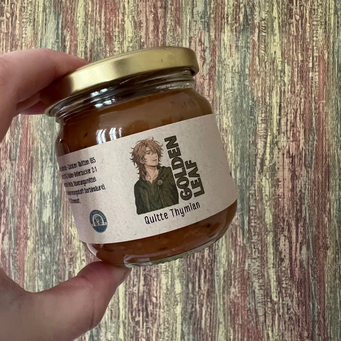 Golden Leaf – Quitte & Thymian-Fruchtaufstrich - 200 Gramm