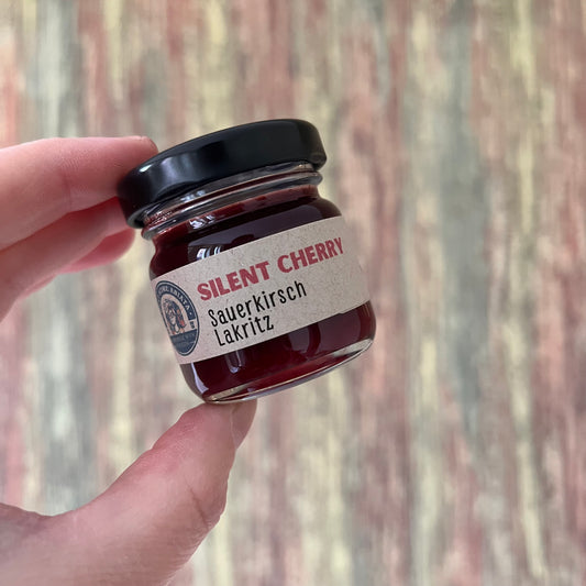 Silent Cherry - Sauerkirsche mit Lakritz - Fruchtaufstrich 40 Gramm