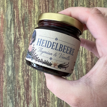 Heidelbeere mit Thymian - Fruchtaufstrich - 100 Gramm