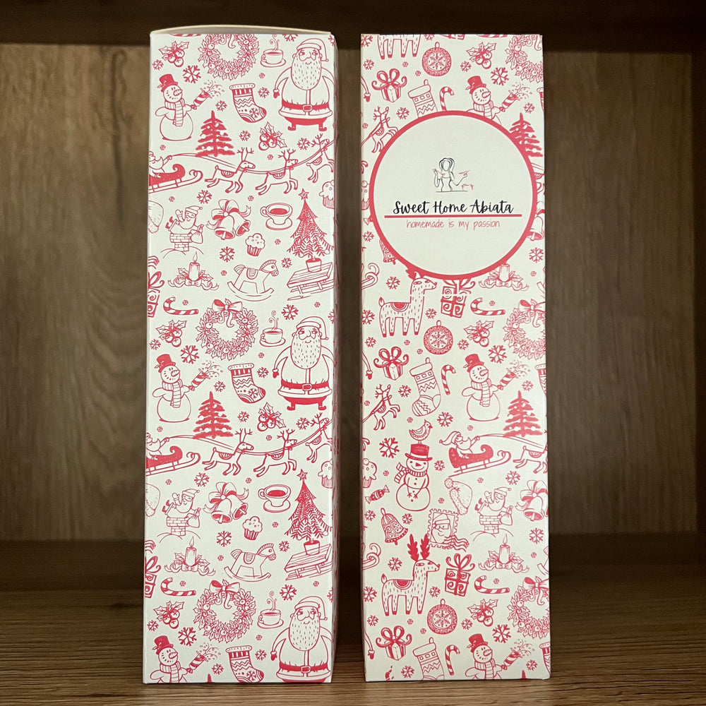 Schmuckkarton für 3x100 Gramm Gläser (Leerverpackung) - WEIHNACHTEN