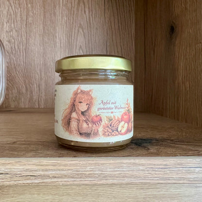 Apfel mit gerösteter Walnuss - Fruchtaufstrich 100 Gramm