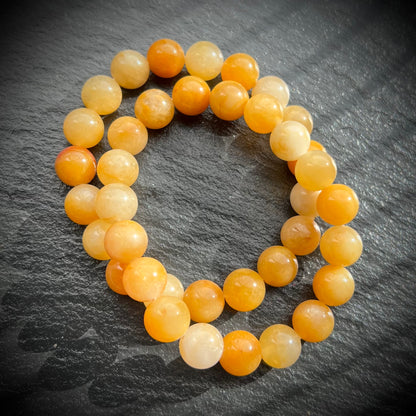 Gelbe Jade – Armband - 10mm