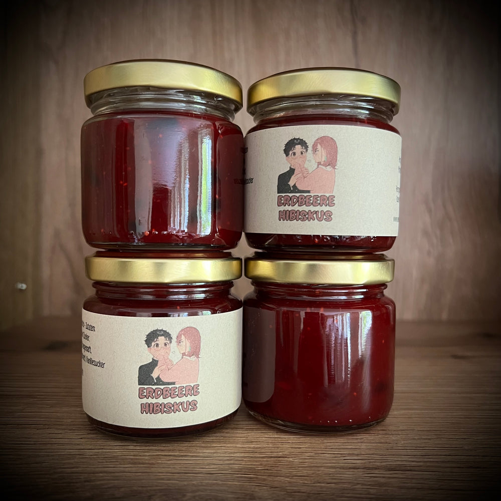 Turbo Kiss - Erdbeere Hibiskus - Fruchtaufstrich - 100 Gramm