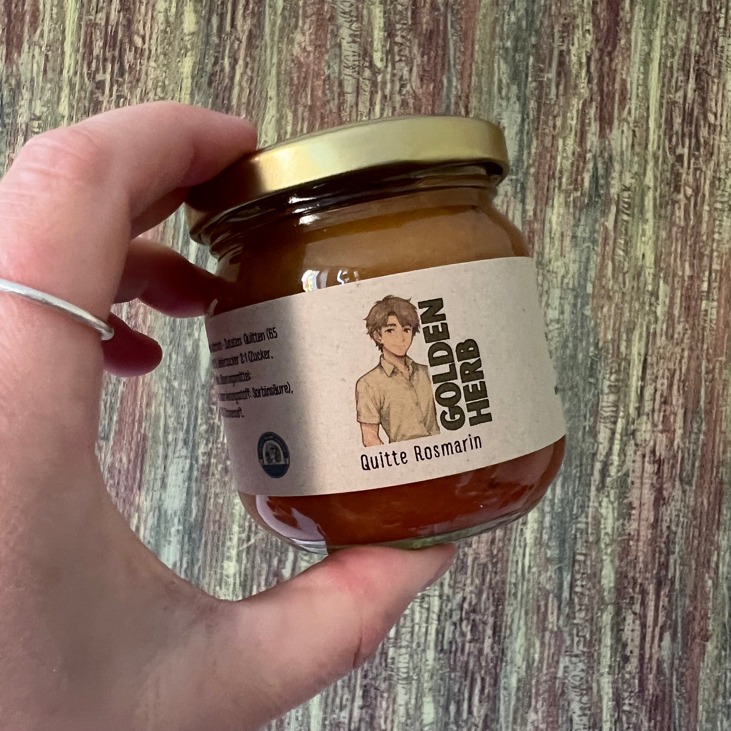 Golden Herb – Quitte & Rosmarin-Fruchtaufstrich - 200 Gramm