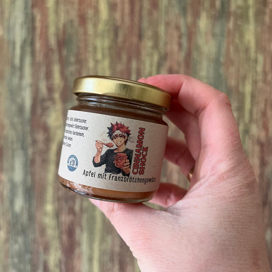 Cinnamon Shock – Apfel mit Franzbrötchengewürz - Fruchtaufstrich 100 Gramm