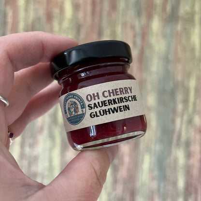 Oh Cherry - Sauerkirsche mit Glühwein - Fruchtaufstrich - 40 Gramm