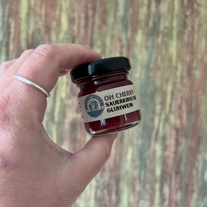 Oh Cherry - Sauerkirsche mit Glühwein - Fruchtaufstrich - 40 Gramm