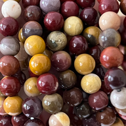 Mookait – 6 mm, ca. 18 cm - Armband