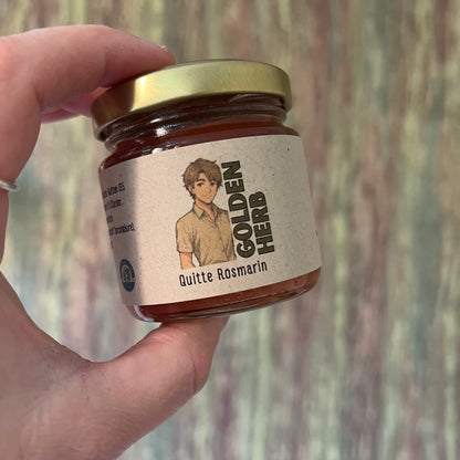 Golden Herb – Quitte & Rosmarin-Fruchtaufstrich - 100 Gramm