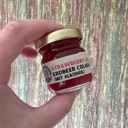 Strawberry Love - Erdbeer Colada - Fruchtaufstrich - 40 Gramm (mit Alkohol)