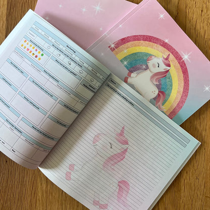 Einhorngeflüster: Mein zauberhaftes Tagebuch: Ein Tagebuch für Kinder und Jugendliche, 60 Tage voller Erinnerungen, Selbstreflexion und Gedanken