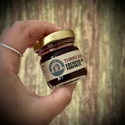 Turbo Kiss - Erdbeere Hibiskus - Fruchtaufstrich - 40 Gramm