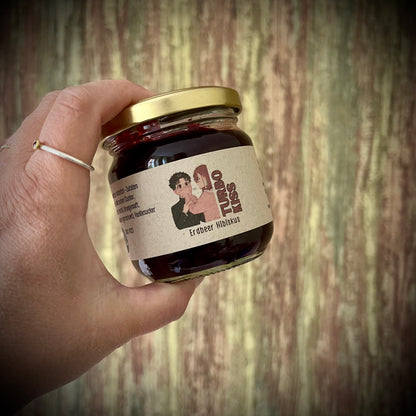 Turbo Kiss - Erdbeere Hibiskus - Fruchtaufstrich - 200 Gramm