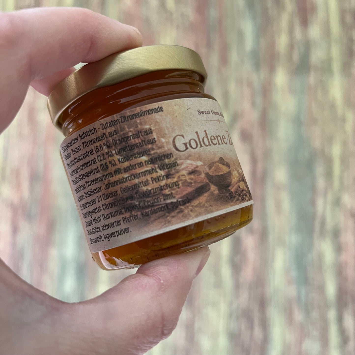 Goldene Zitrone – Gelee mit Zitronenlimonade und Goldener Milch - 100 Gramm