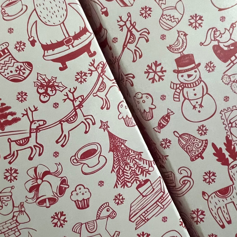 Schmuckkarton für 3x100 Gramm Gläser (Leerverpackung) - WEIHNACHTEN